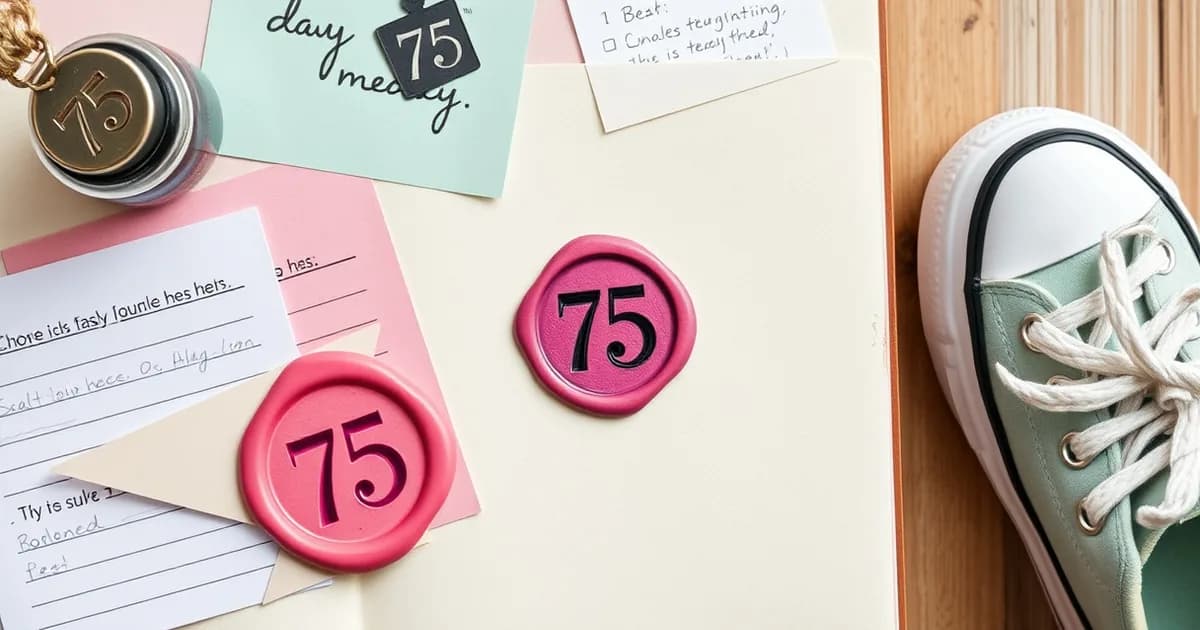 75 Soft Challenge Rules: Daily Checklist